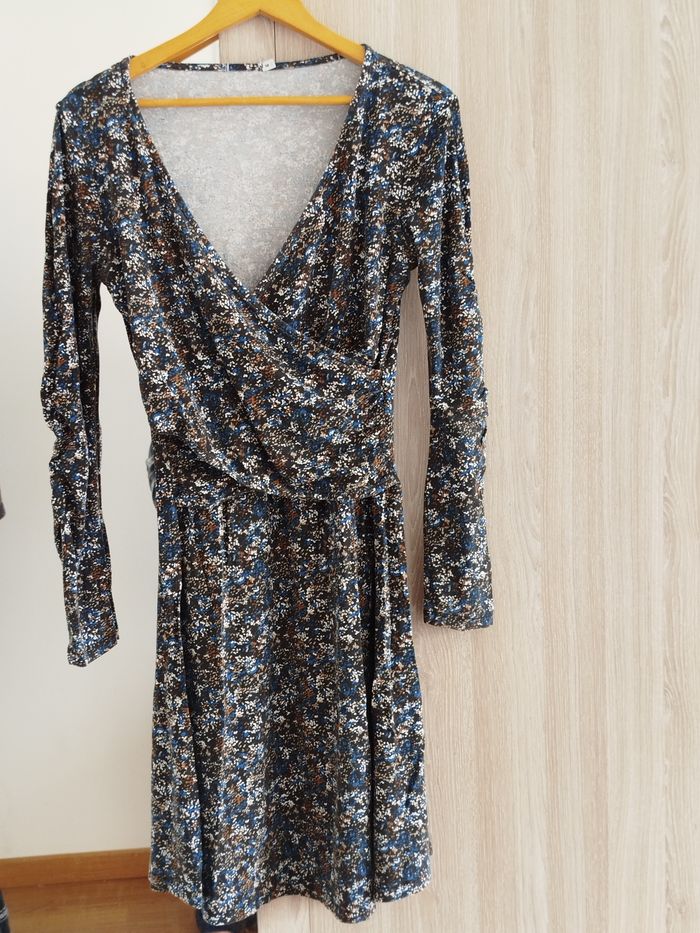 Robe maternité allaitement  manches longues