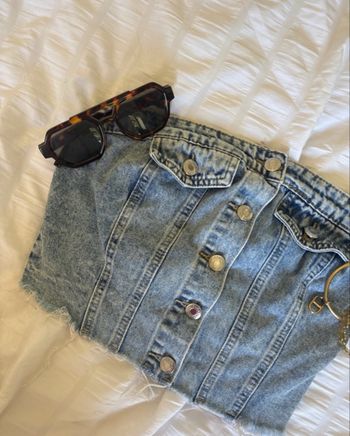 haut en jean ZARA 