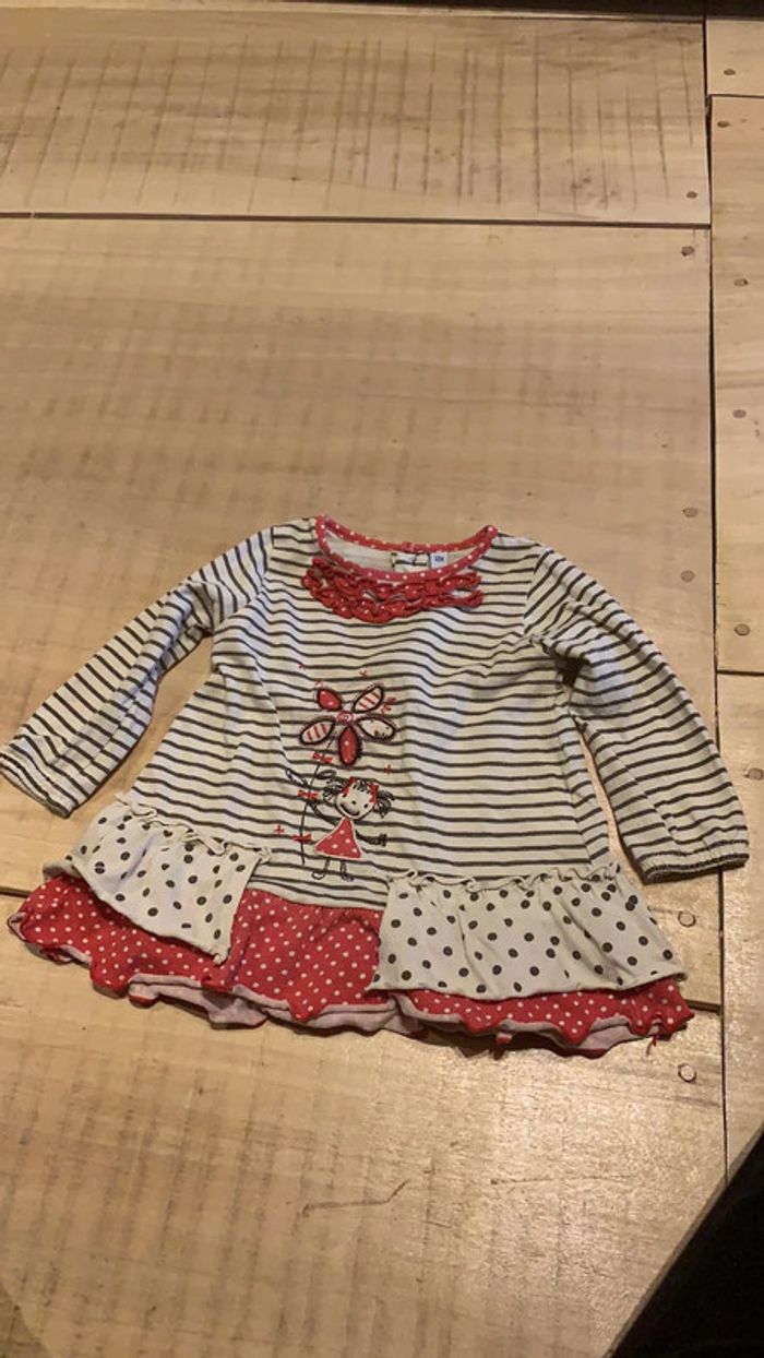 Tee-shirts manche longue fin 12 mois