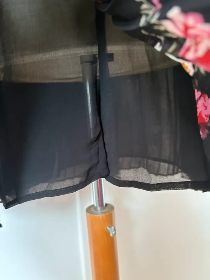 Combishort court effet mini robe imprimé fleuri Zara Woman - photo numéro 5