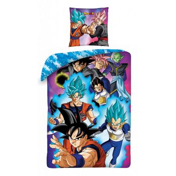 HOUSSE DE COUETTE + TAIE DRAGON BALL 140x200cm - NEUF