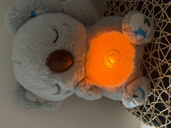 Schlummer Koala Doudou loutre avec battement de cœur, peluche loutre avec mouvement respiratoire et