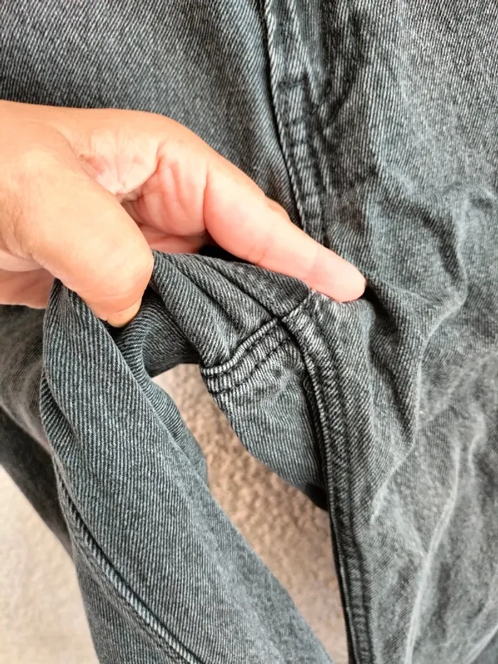 Jean noir mom pantalon large T 36 - photo numéro 7