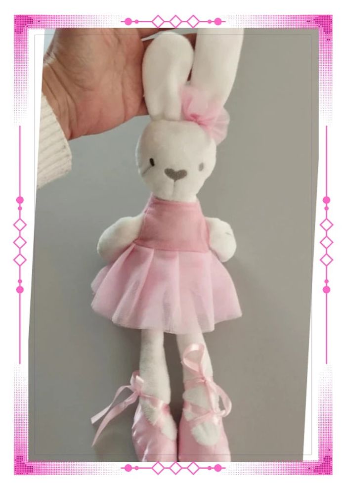 Doudou lapin ballerine - photo numéro 3