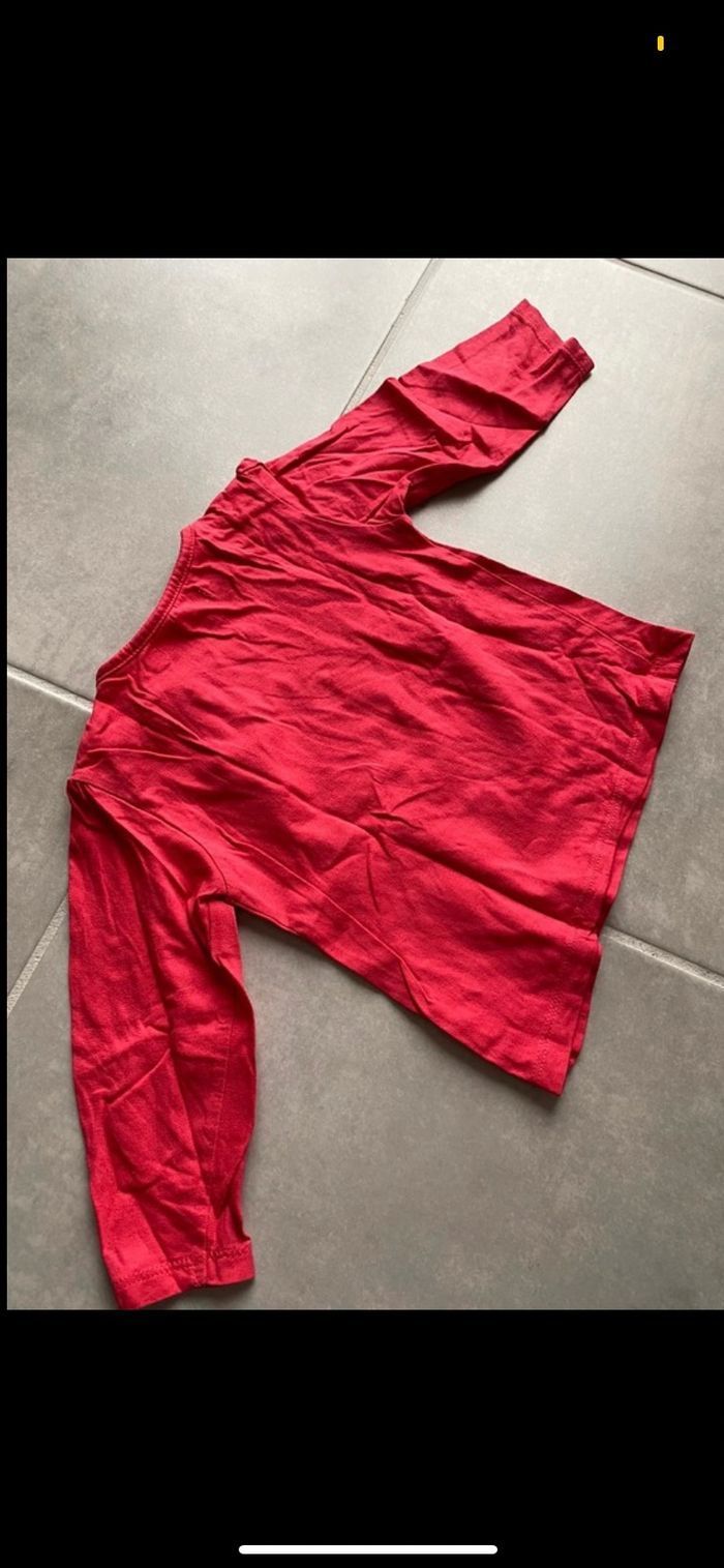 Tee shirt manches longues Coeur Neuf 18 mois - photo numéro 8