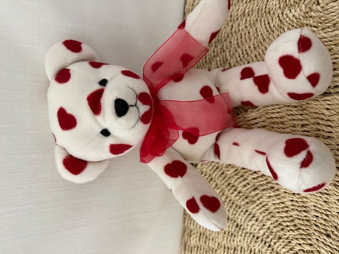 doudou cœur chien , ours - photo numéro 4