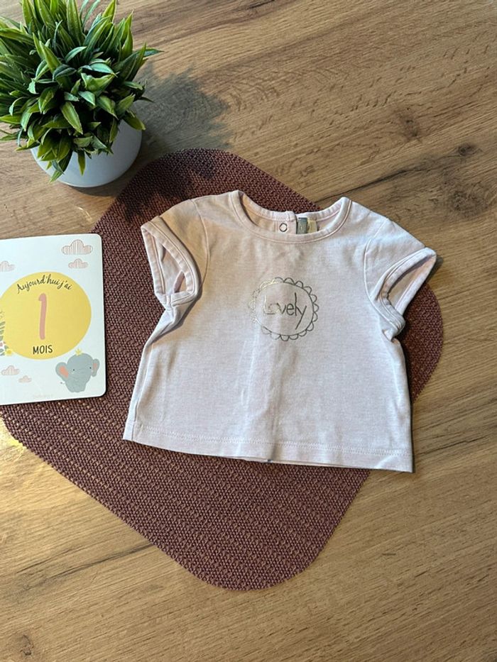 T-shirt bébé 💕 56cm /1m - photo numéro 3