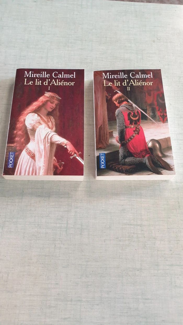 Lot de 2 livres le lit d'aliénor