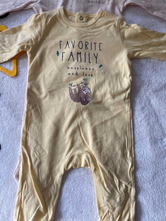 Lot de 3 pyjamas 6 mois - photo numéro 3