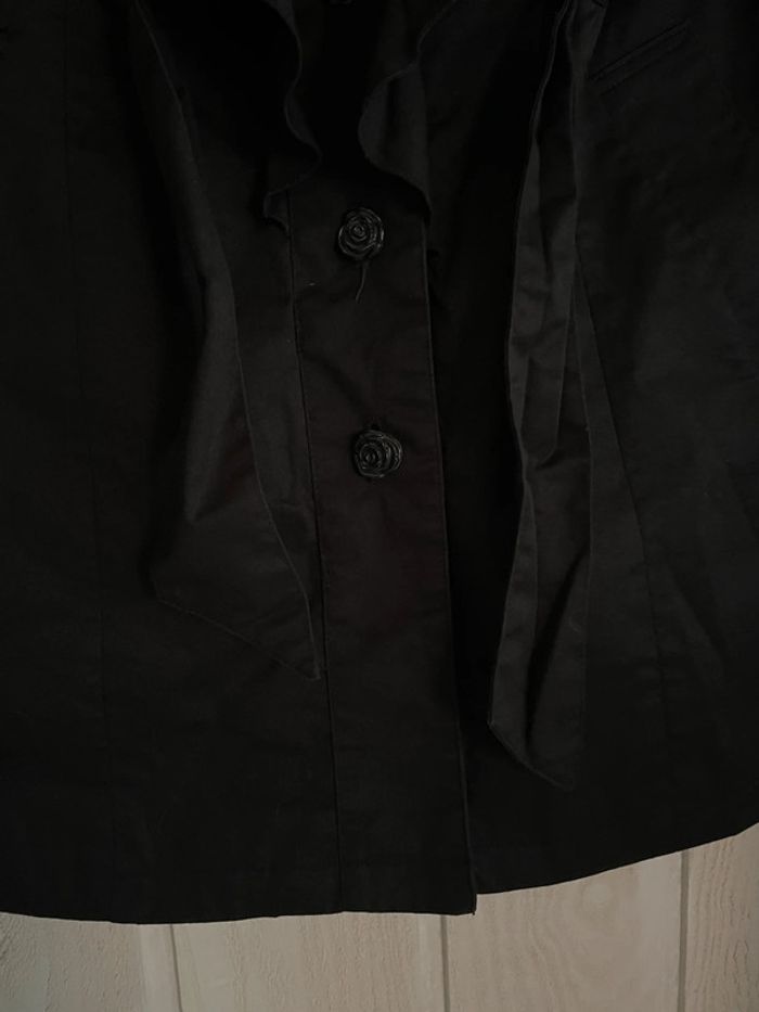 Manteau noir forme trench - 3 suisses - 40 - photo numéro 5