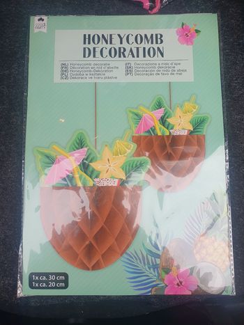 Décoration guirlande cocktail noix de coco neuf