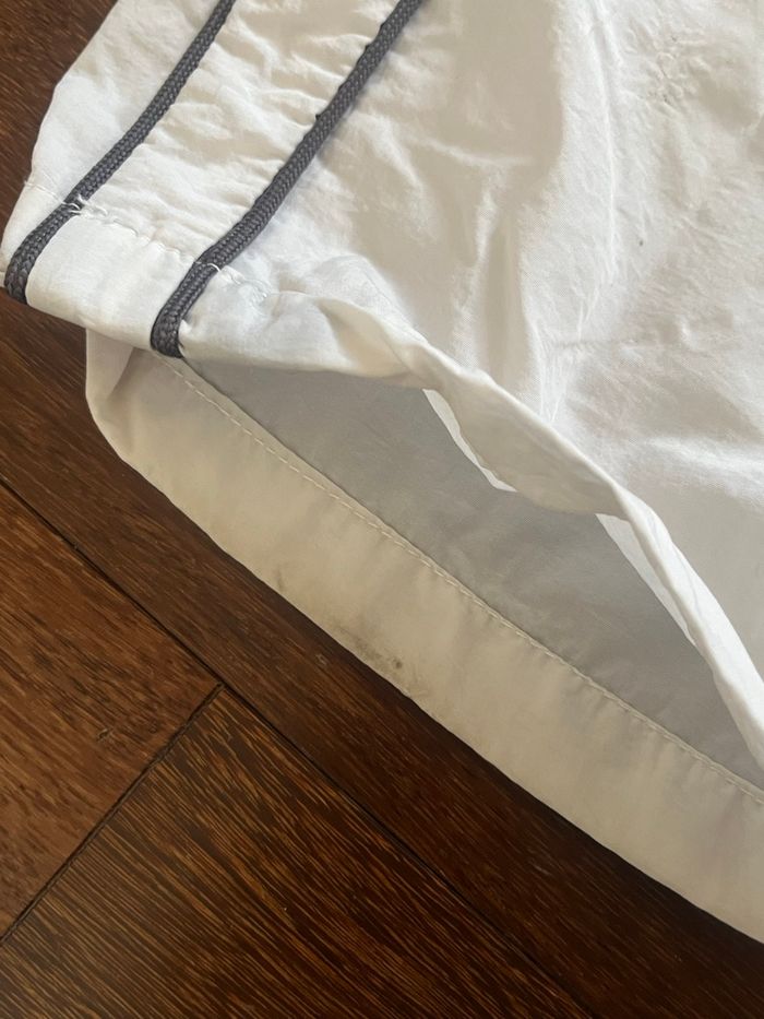 Pantalon parachute baggy danse blanc pull and bear taille XS - photo numéro 6