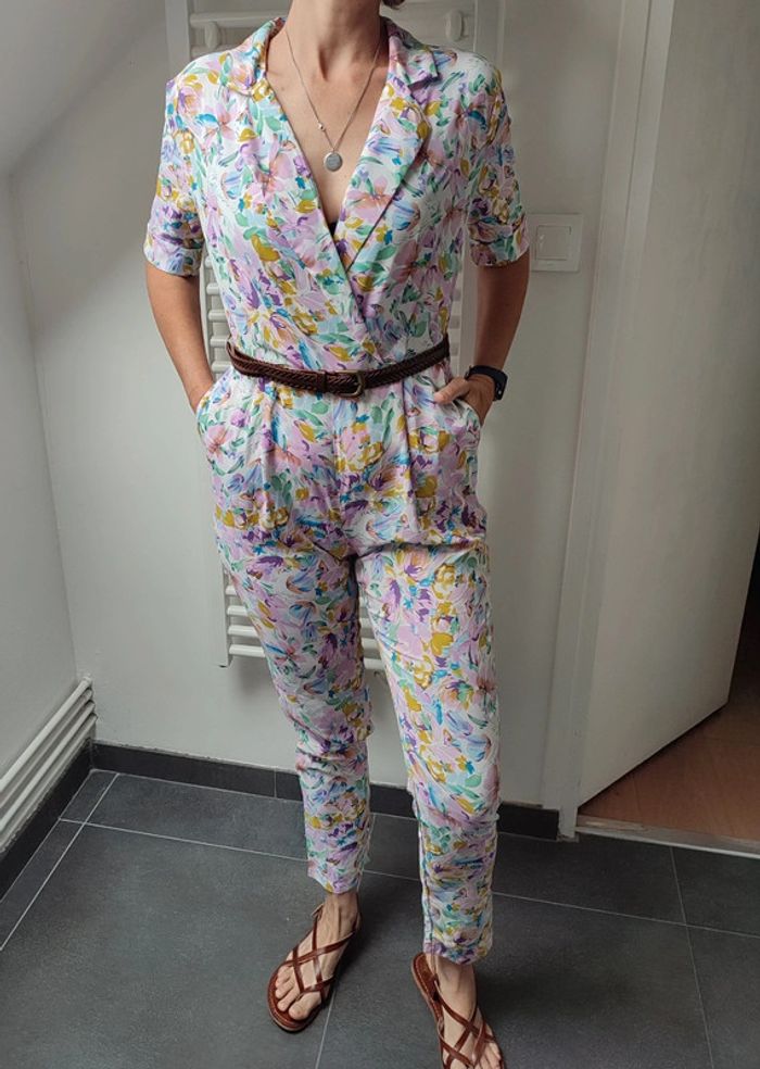 Combinaison pantalon cache coeur S/M - photo numéro 2