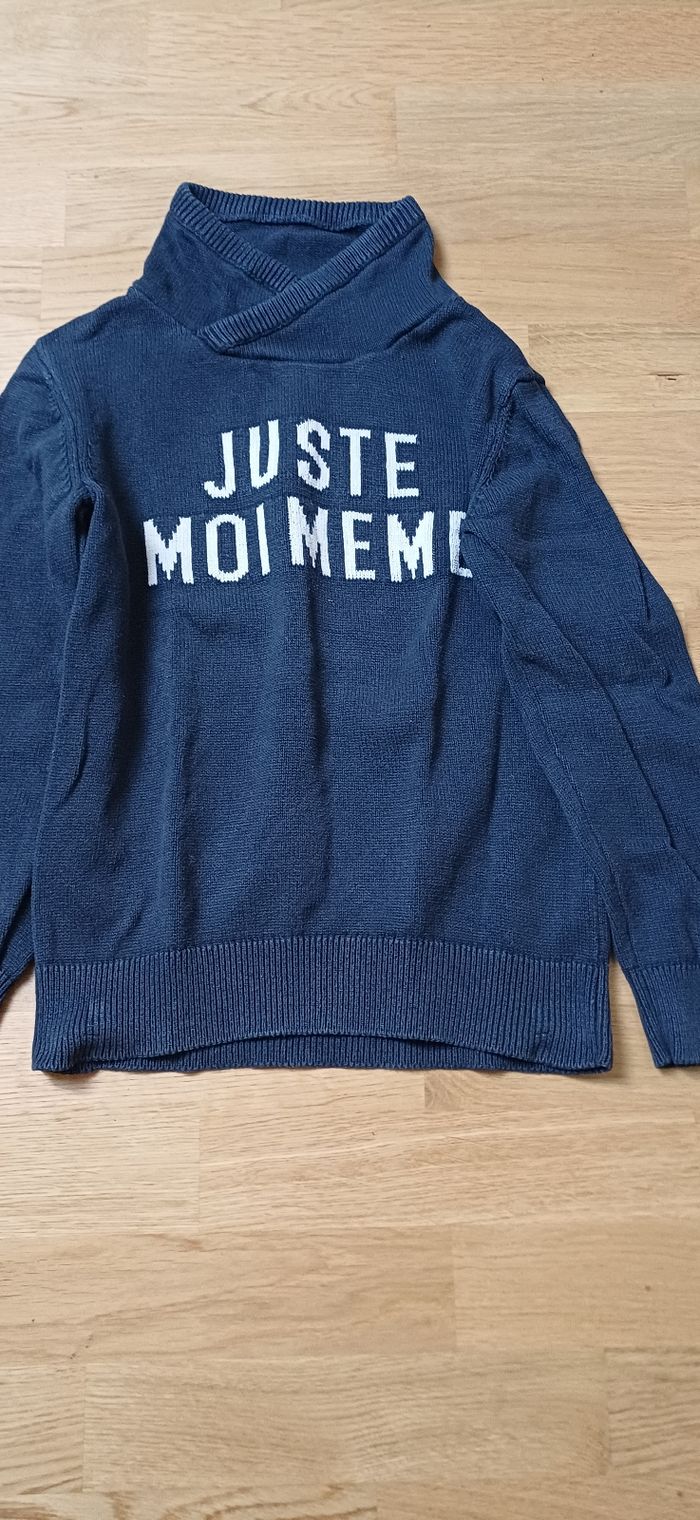 Pull bleu marine - photo numéro 2