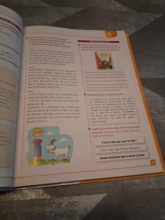 Livre interlignes lecture cm1 sed neuf - photo numéro 3