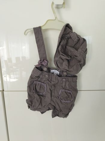 Short+casquette taille 1 mois petit kimbaloo 