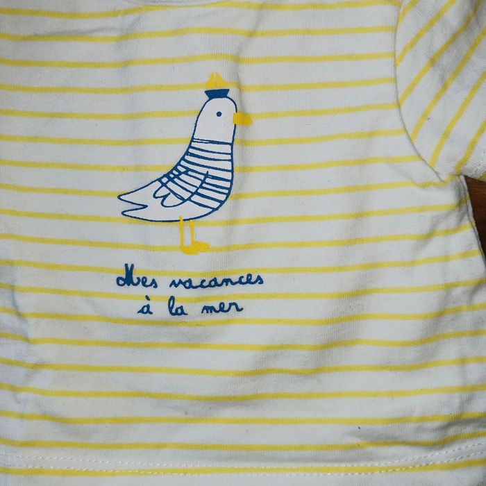 2 robes 👗 body bébé taille 1mois absorba - photo numéro 3