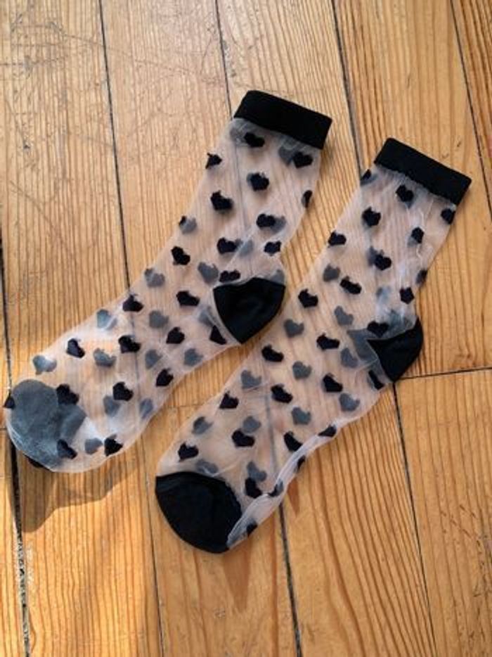 Chaussettes femme transparentes