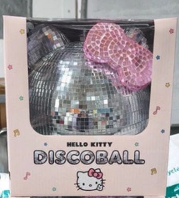 Boule disco hello kitty