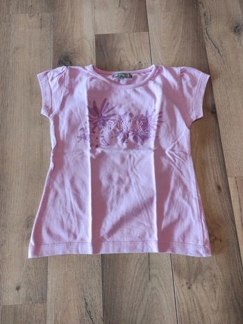 Tee-shirt MC 4 ans in extenso en TBE