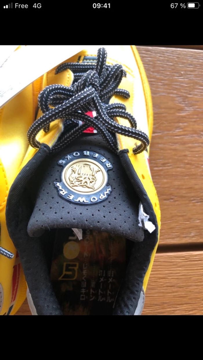 Reebok c power rangers edition limitée - photo numéro 2