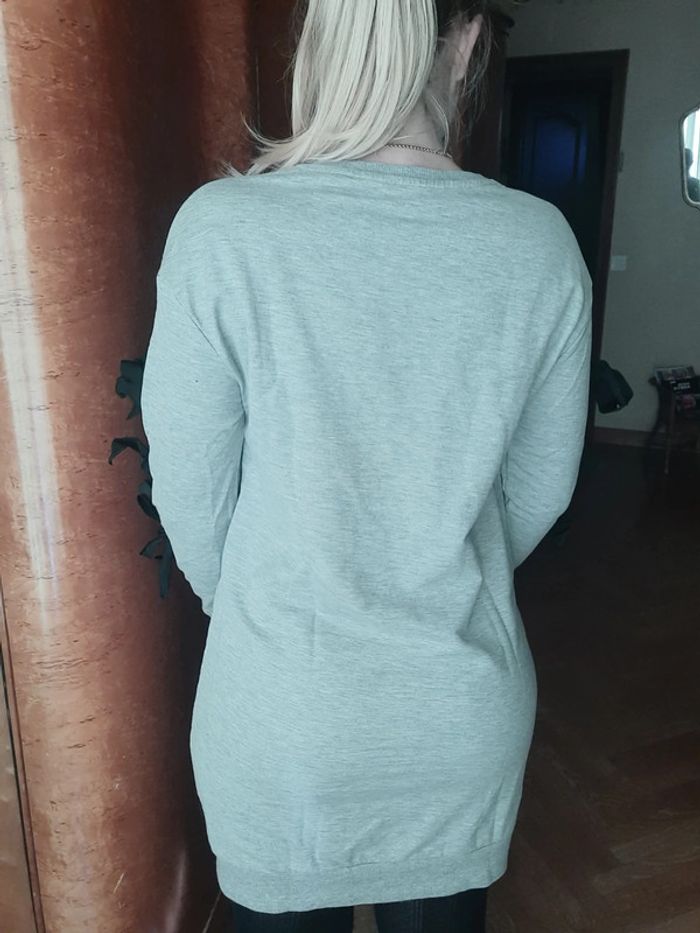 Robe primark grise nœuds 36 - photo numéro 3