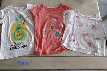 Lot de 3 t-shirt fille