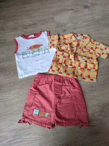 Ensemble été 6 mois neuf