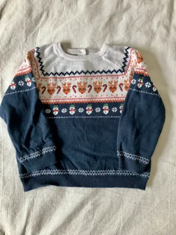 Pull de Noël bébé garçon