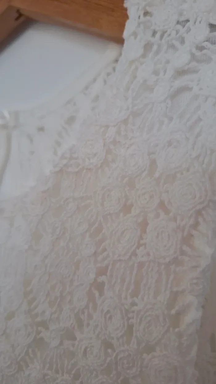 Blouse sans manches en dentelle – Mango (XS, neuve) - Ultra tendance et intemporelle à la fois - photo numéro 4