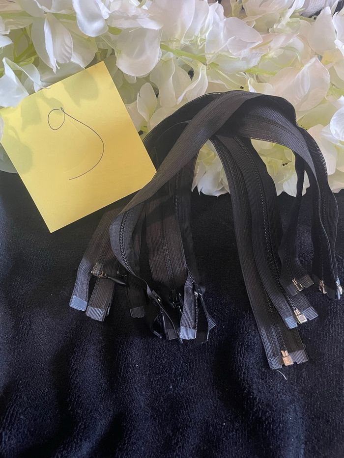 Lot fermeture éclair n’9