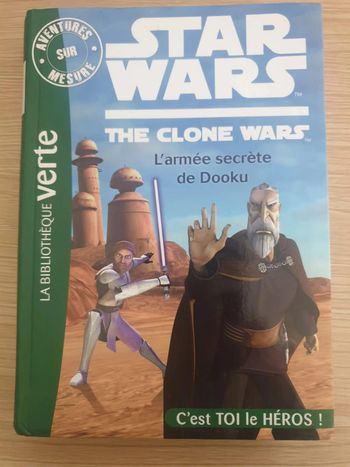 Livre Star wars the clone wars