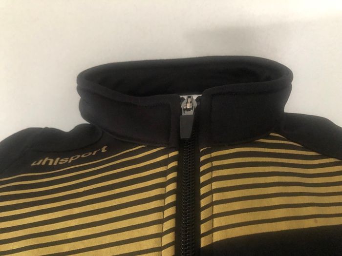 Gilet noir doré 6 ans Uhlsport chaud, intérieur polaire - photo numéro 10