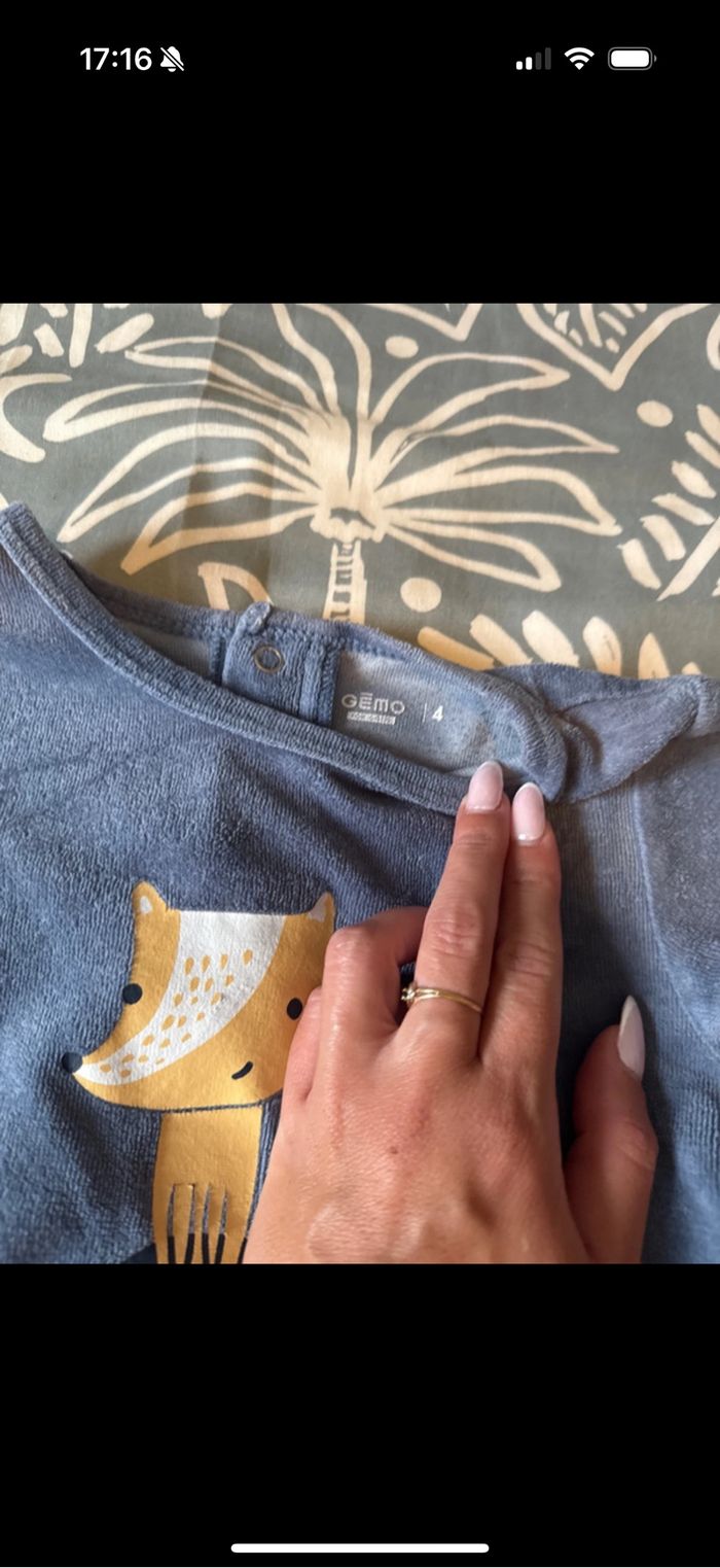 Pyjama garçon 2 pièces gemo 4 ans - photo numéro 4