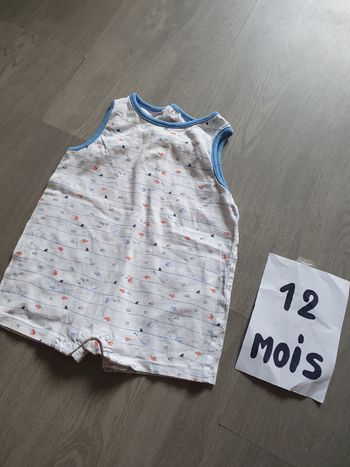 Barboteuse grenouillère 12mois garçon