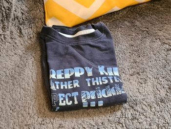 DON - Sweat manches longues bleu marine garçon taille 3 ans In Extenso