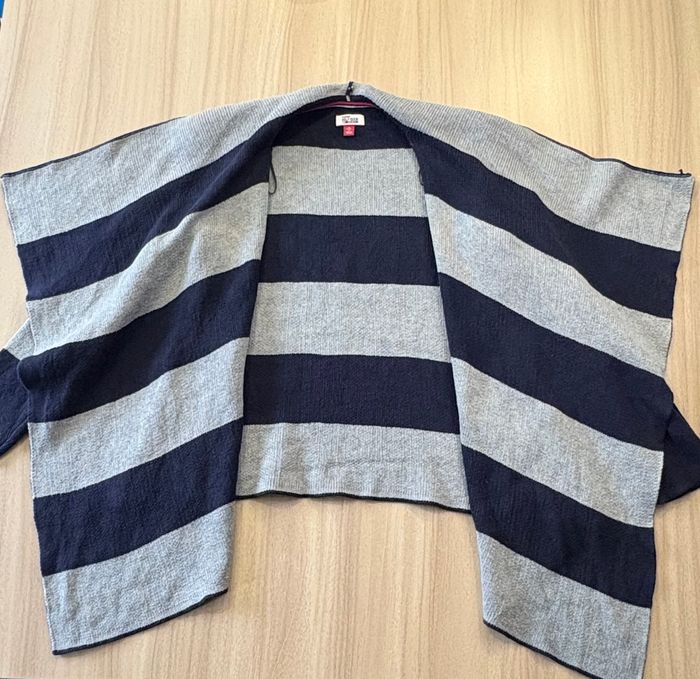 Veste gilet Tommy Hilfiger à rayures – Couleur Bleu & Gris - Taille XS - photo numéro 5