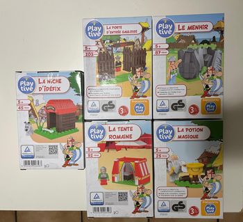 Lot de 5 jeux de construction Astérix de la marque Playtive comme Playmobils ou LEGO idéal Noël