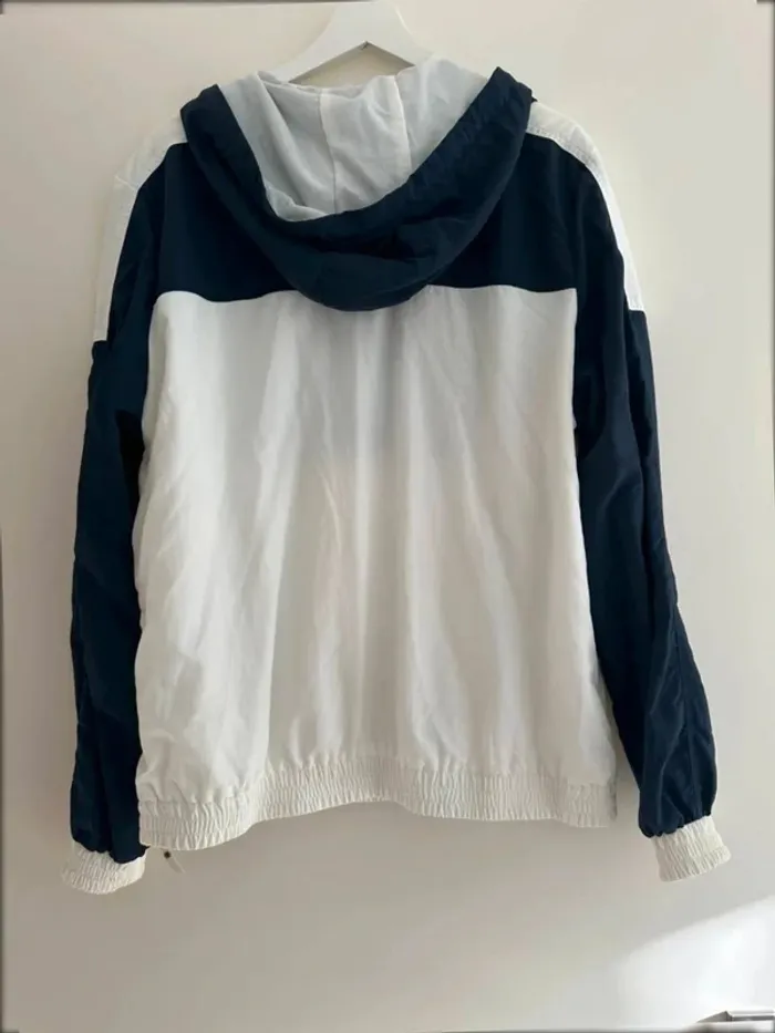 Veste O’Neill Homme L Coupe-Vent Vintage Bimatière Bleu/Blanc - photo numéro 11