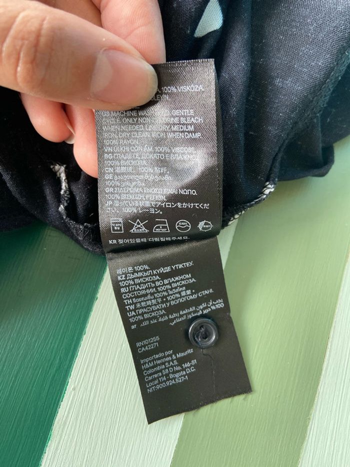 Chemisier sans manche noir à pois blancs - photo numéro 6
