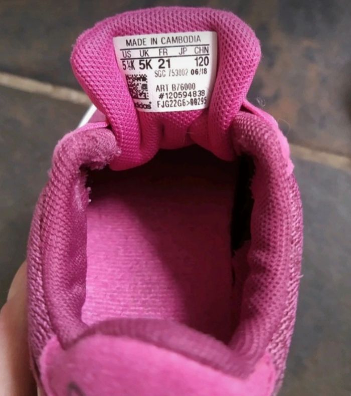 Baskets petite fille pointure 21 Adidas - photo numéro 2