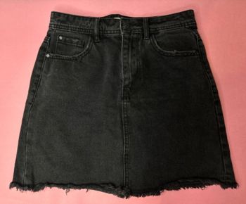 Jupe en jean noir