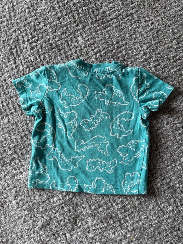 T-shirt manche courte imprimer dinosaures (3mois) - photo numéro 2