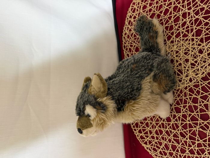 Scout Peluche en forme de loup assis - photo numéro 4