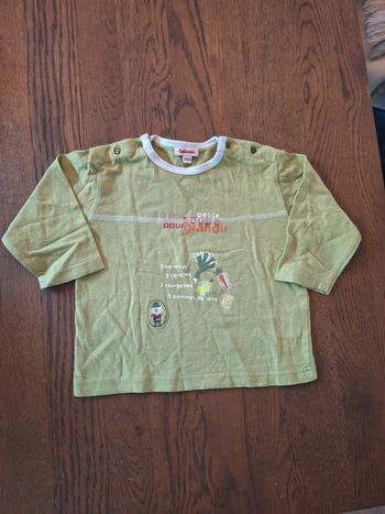 Tee Shirt Vert Catimini 12 Mois