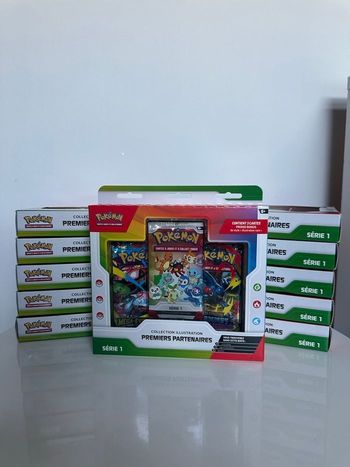 Coffret Pokémon collection illustration premiers partenaires série 1 (Neuf/Scellé)