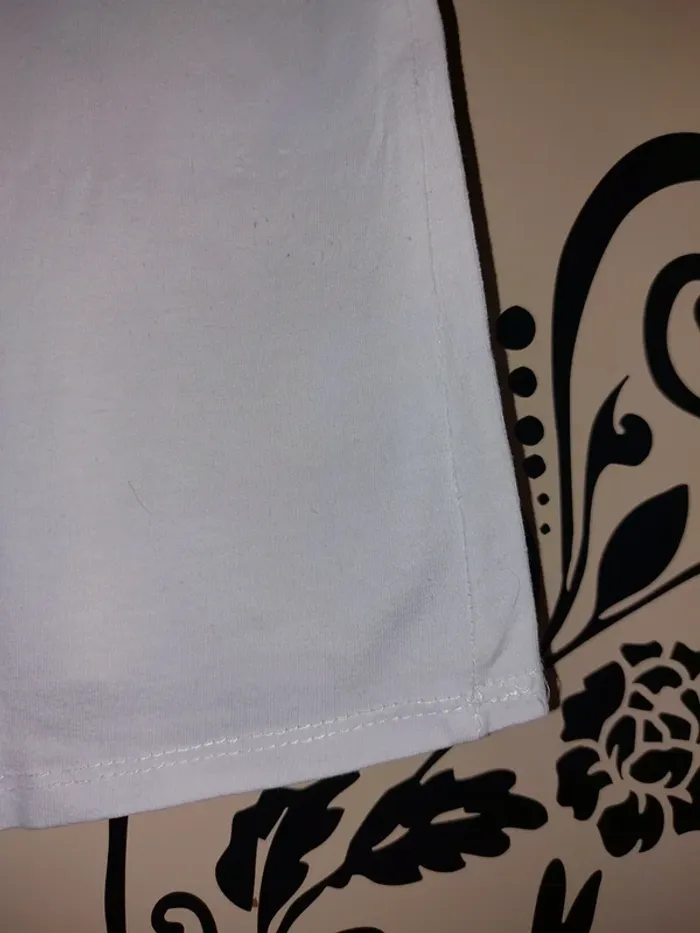 T-shirt blanc logo Love - photo numéro 3
