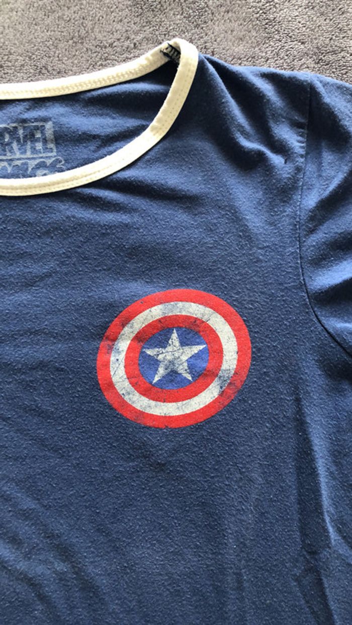 T-shirt Captain America - photo numéro 2