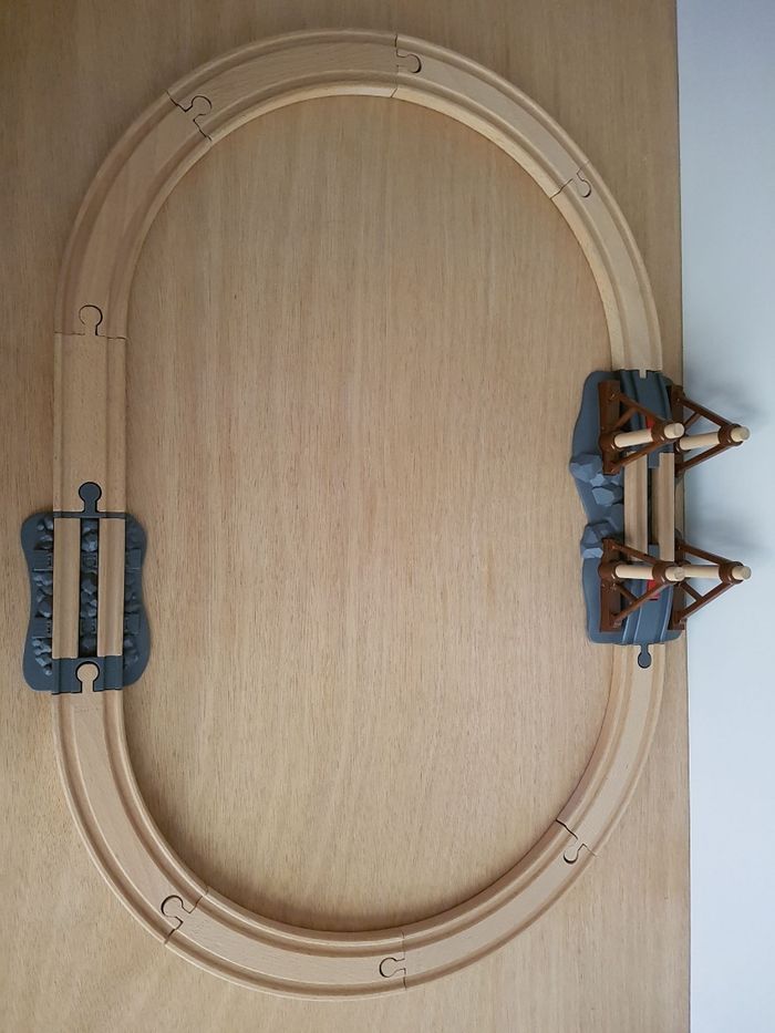 Brio world circuit de train en bois âge d'or du rail - photo numéro 2