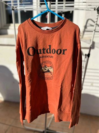 Sweat orangé MNG 9-10 ans